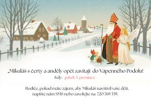 Mikuláš v obci - nabídka pro rodiče